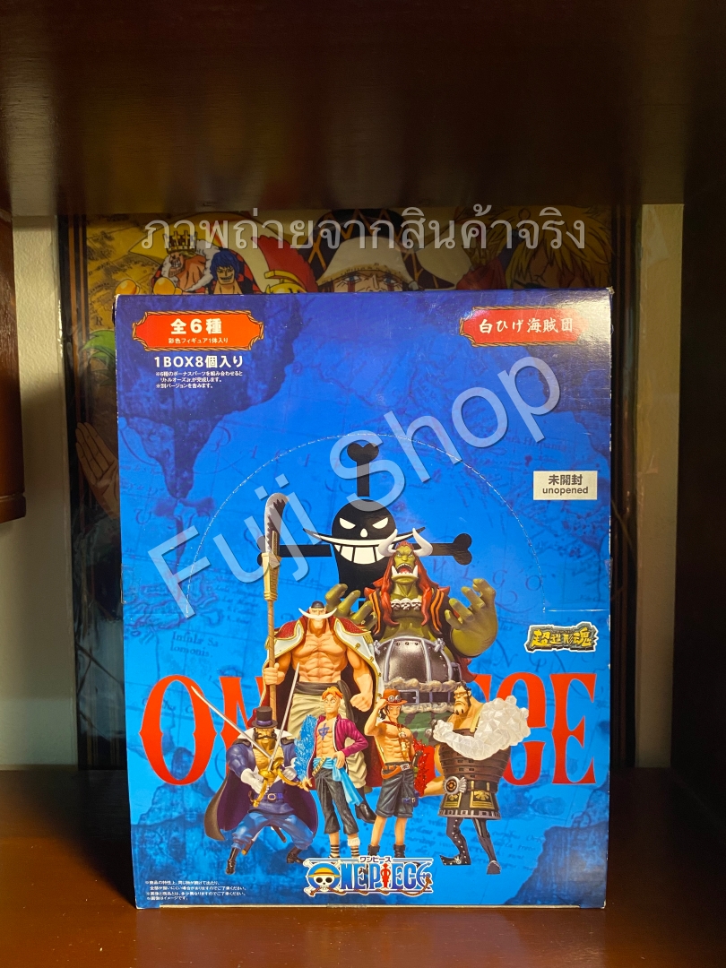 Whitebeard Pirate Set ของแท้ JP แมวทอง - Super Modeling Soul Bandai [โมเดลวันพีช] (7 ตัว)