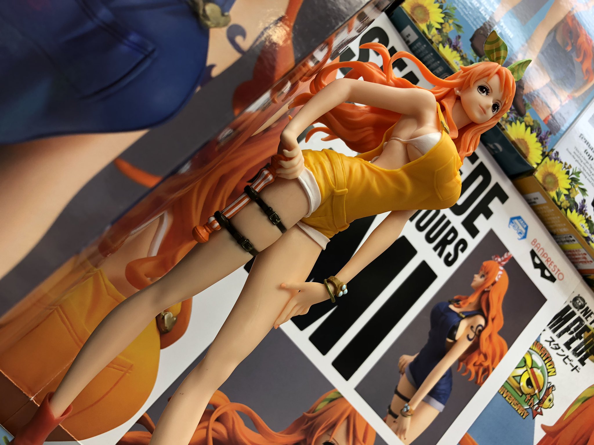 Nami Stampede ของแท้ JP แมวทอง - Glitter & Glamours Banpresto [โมเดลวันพีช]