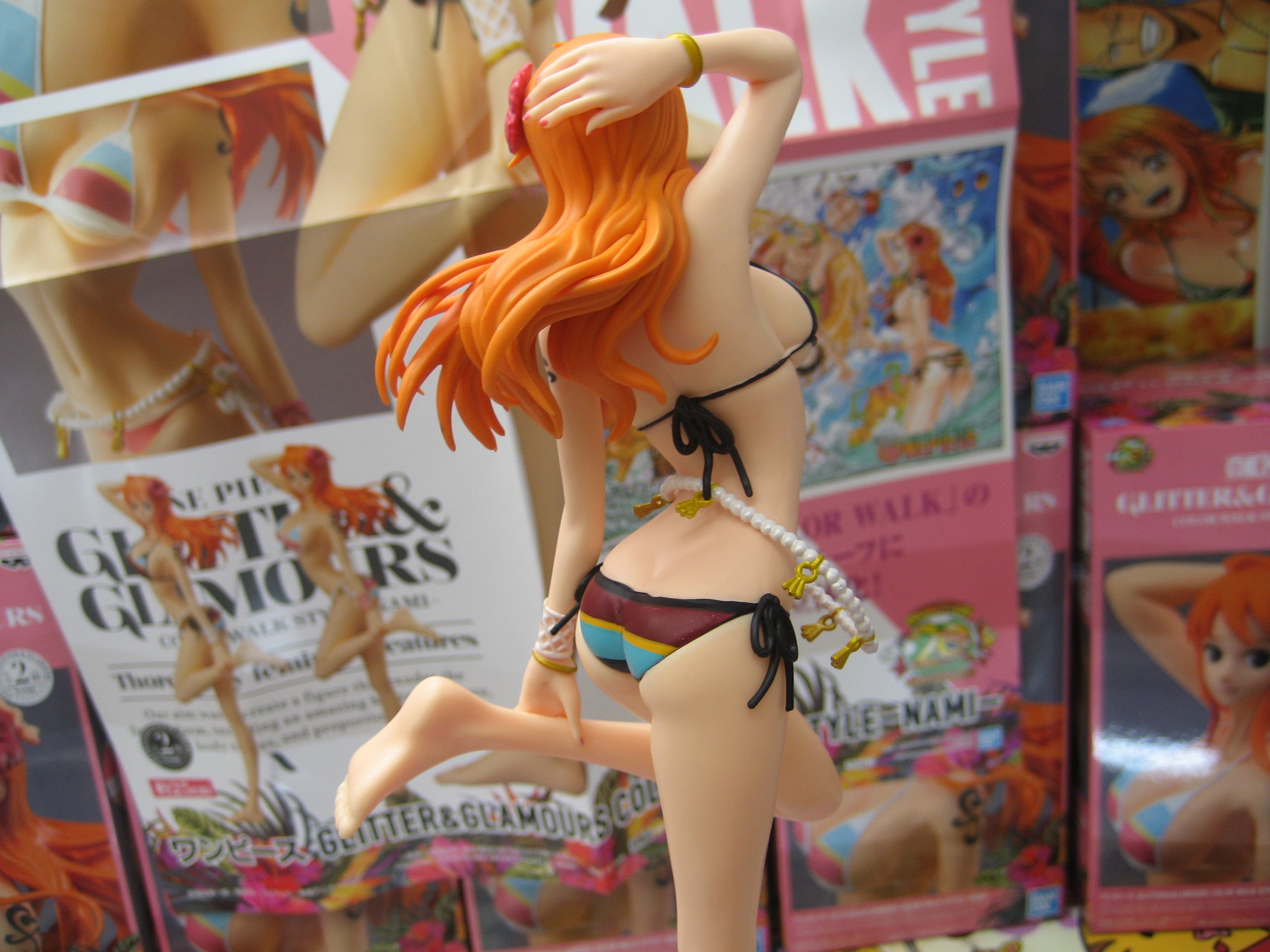 Nami Color Walk Style ของแท้ JP แมวทอง - Glitter & Glamours Banpresto [โมเดลวันพีช]