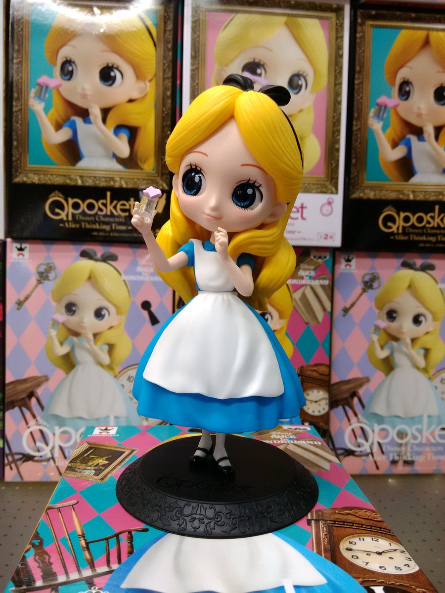 Alice Thinking Time - Normal Color ของแท้ JP - Q Posket Banpresto [โมเดล Disney]