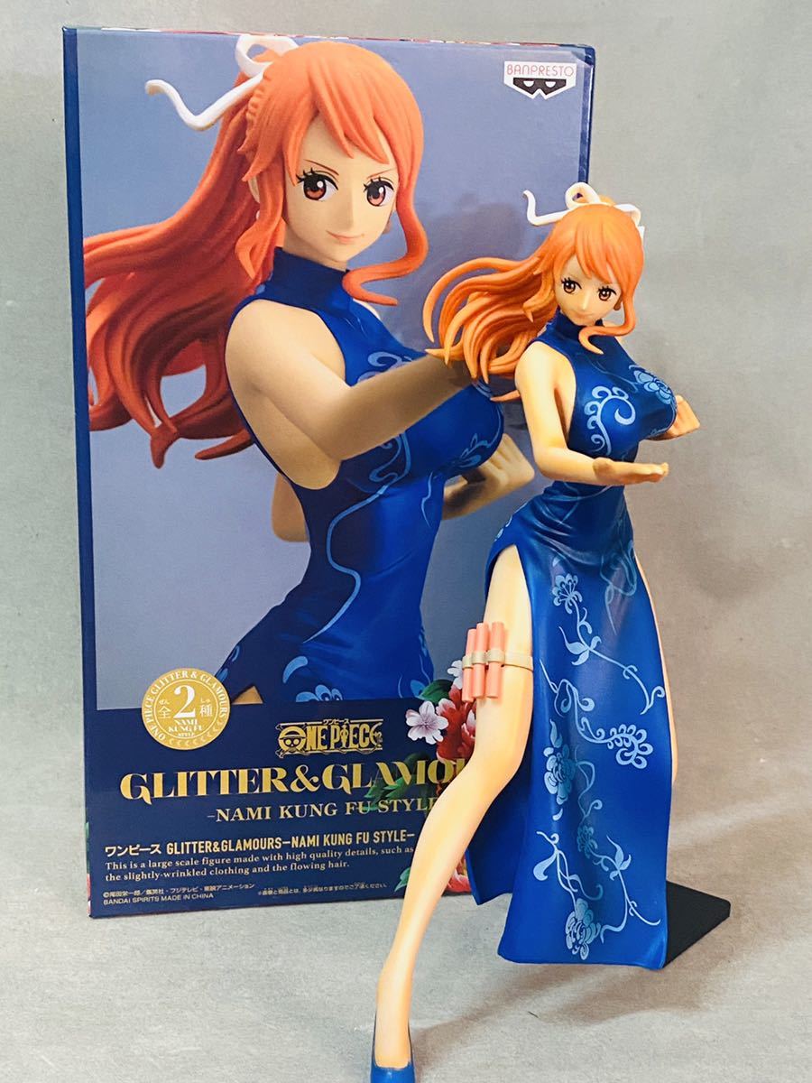 Nami Kung Fu Style Special Color ของแท้ JP แมวทอง - Glitter & Glamours Banpresto [โมเดลวันพีช]