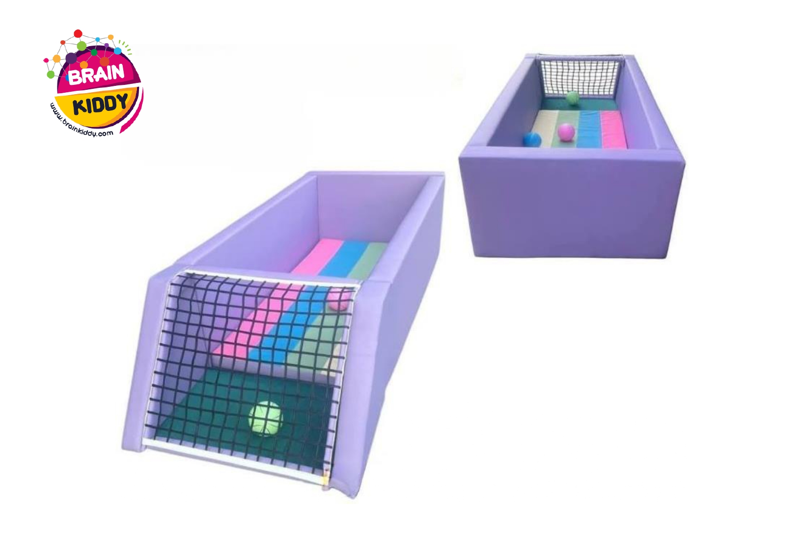 คอกกั้นเด็ก มีโกลฟุตบอล, คอกกั้นเด็ก,เตียงเด็ก,เบาะหนังนุ่มนิ่ม softplay, indoor playground kidszone ,สวนสนุกในร่ม ,รับสั่งทำบ่อบอล เตียงเด็กตามขนาด ขนาด 1.17 เมตร สูง 60 ซม.