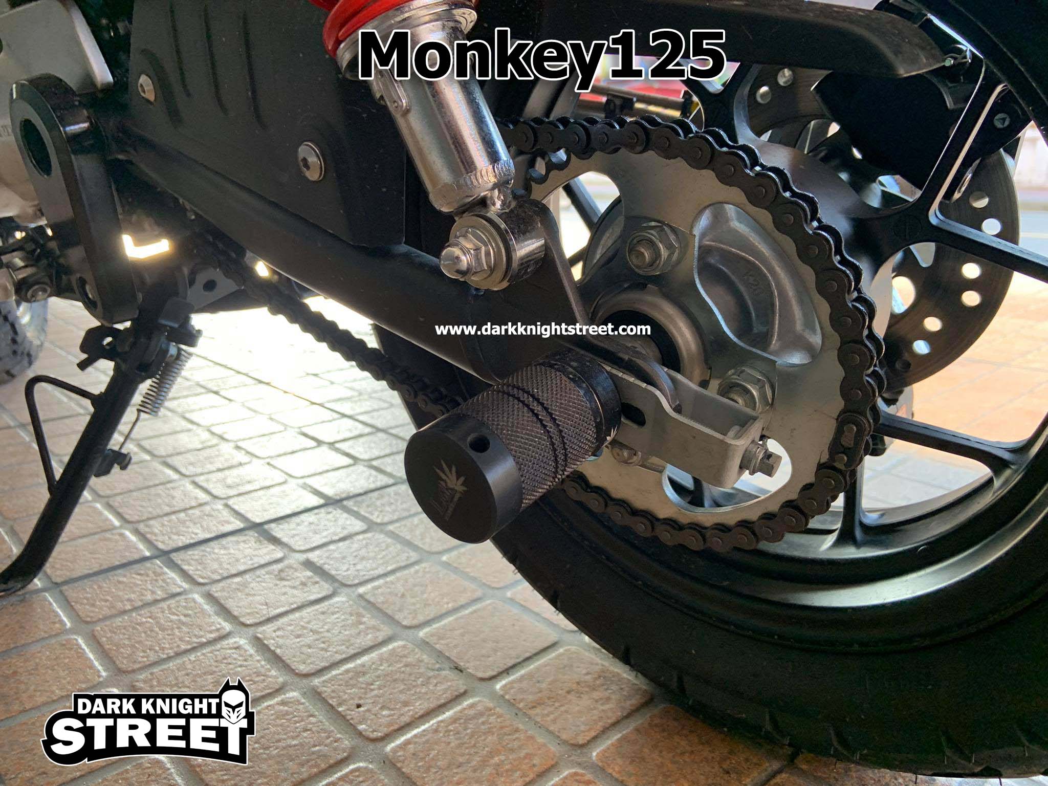 New Honda Monkey125 Axle sliders front and rear wheels complete kit