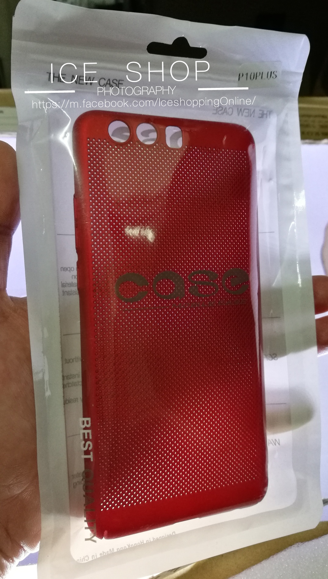 ( มีของพร้อมส่ง) เคส Huawei P10 Plus สีแดง