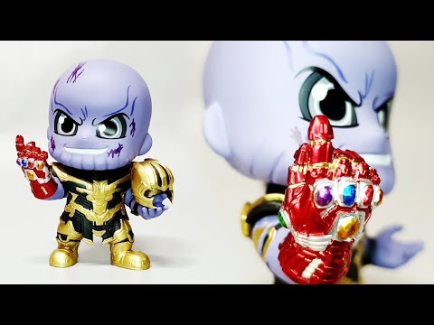 Thanos ของแท้ JP - Cosbaby Hottoys [โมเดล Marvel]