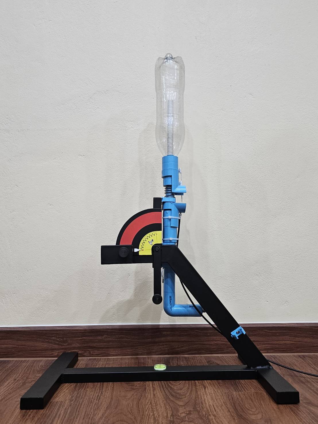 ฐานยิงจรวดขวดน้ำ แถมที่สูบลม ทดลองวิทยาศาสตร์ทดสอบยิงจรวดขวดน้ำ สื่อการสอนเด็กประถม มัธยม ช่างเทคนิค ปวช ปวส ใช้ในการแข่งขันยิงจรวดขวดน้ำ