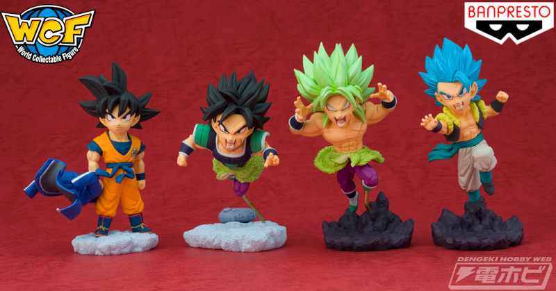 The Movie Broly Set ของแท้ JP แมวทอง - WCD Banpresto [โมเดลดราก้อนบอล] (4 ตัว)