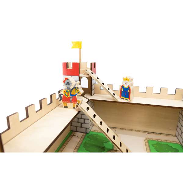 ชุดไม้ประกอบปราสาทของอัศวิน, ของเล่นเสริมทักษะ,ของเล่นเสริมพัฒนาการเด็ก, สือการสอนครูปฐมวัย, พร้อมส่ง