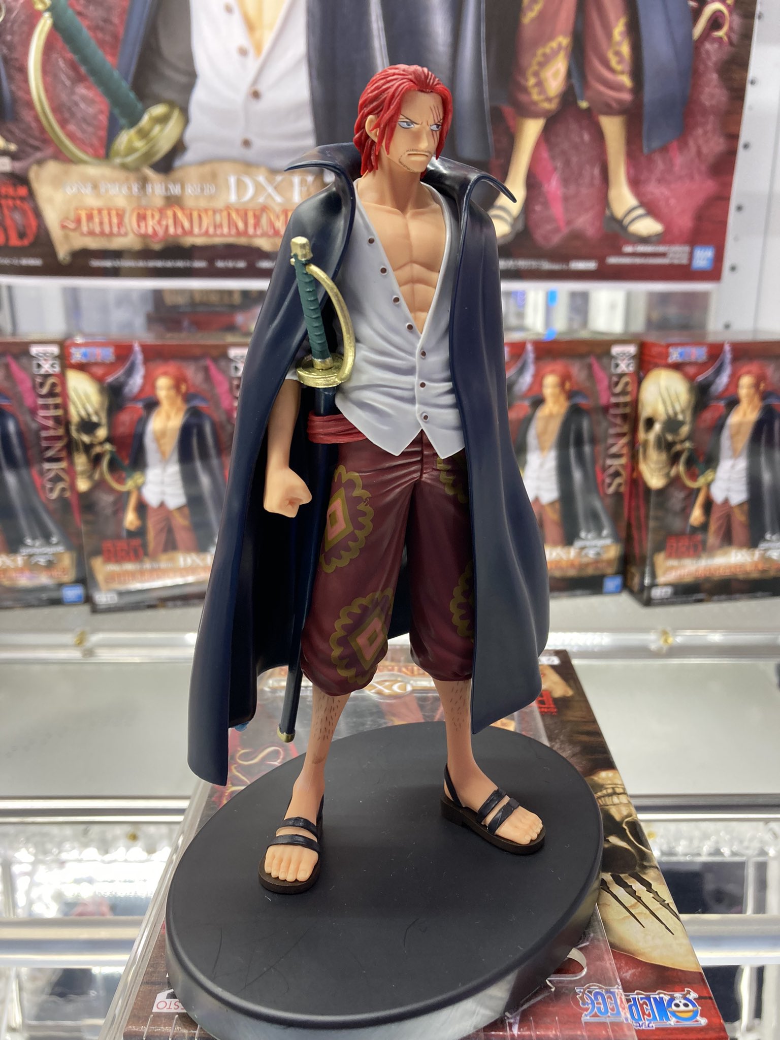 Shanks Film Red ของแท้ JP แมวทอง - Grandline Men Banpresto [โมเดลวันพีช]