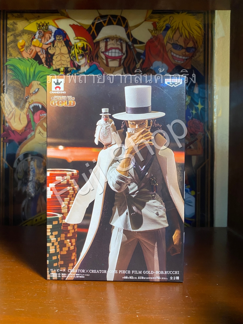 Lucci Film Gold ของแท้ JP แมวทอง - Creator X Creator Banpresto [โมเดลวันพีช]