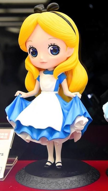 Alice - Normal Color ของแท้ JP - Q Posket Banpresto [โมเดล Disney]
