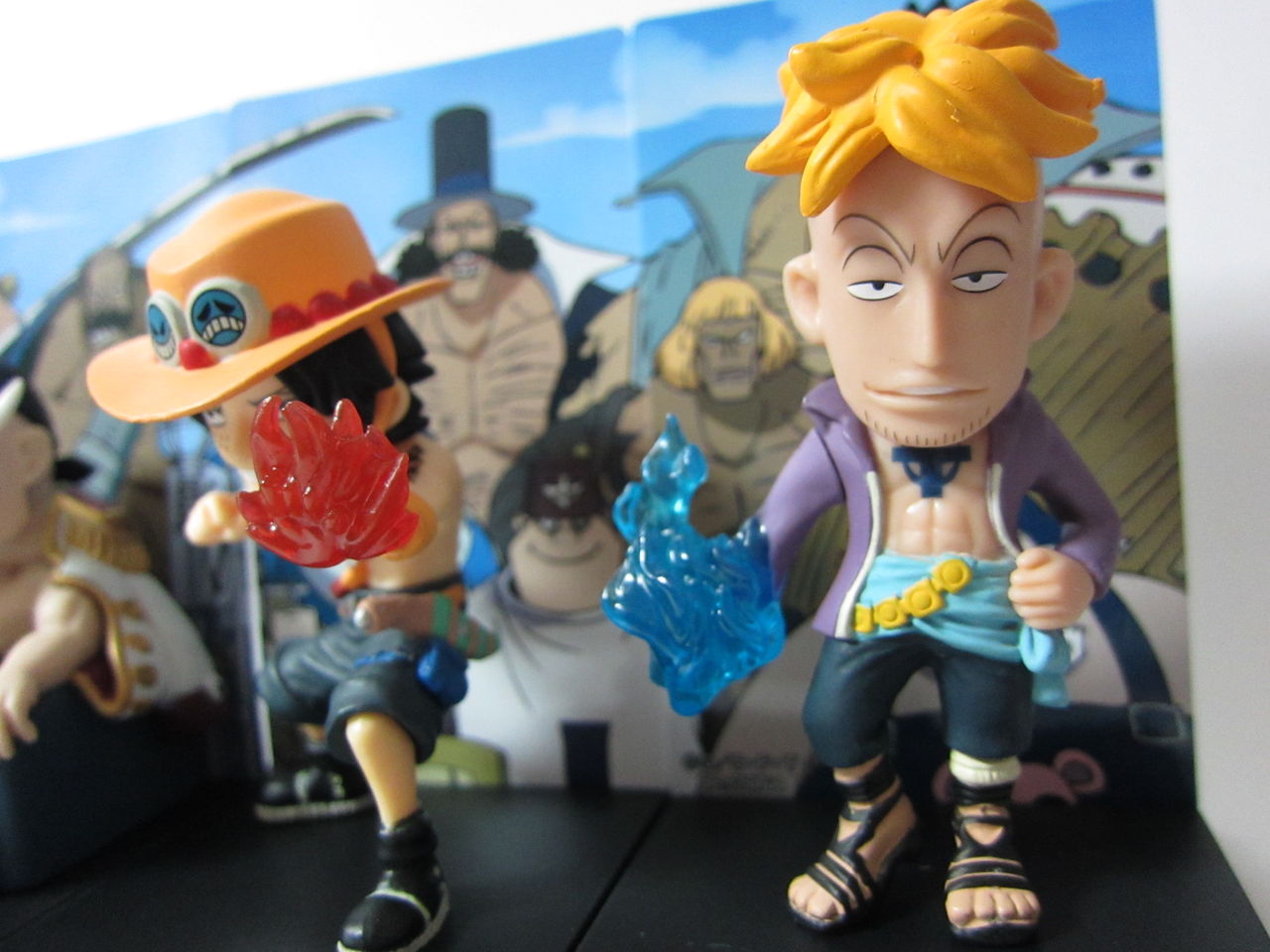 The Legend of Edward Newgate Set ของแท้ JP แมวทอง - WCF Ichiban Kuji Banpresto [โมเดลวันพีช] (4 ตัว)