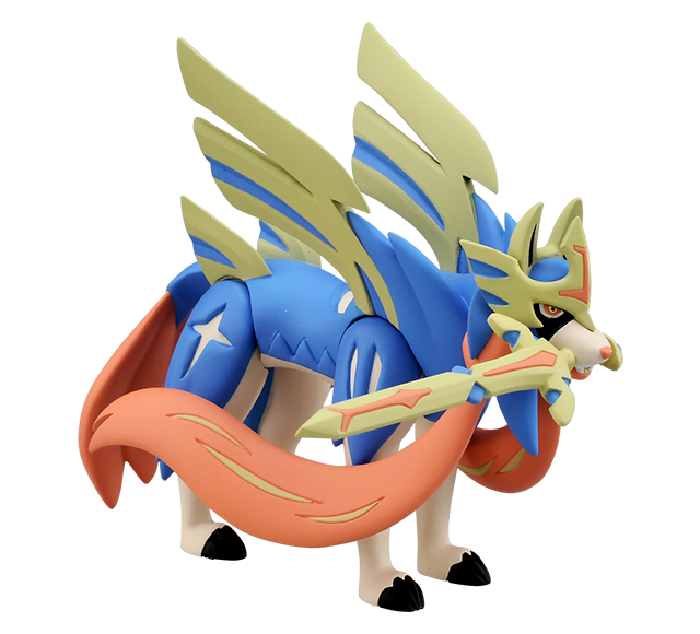 Zacian ของแท้ JP - Monster Collection Takara Tomy [โมเดลโปเกมอน]