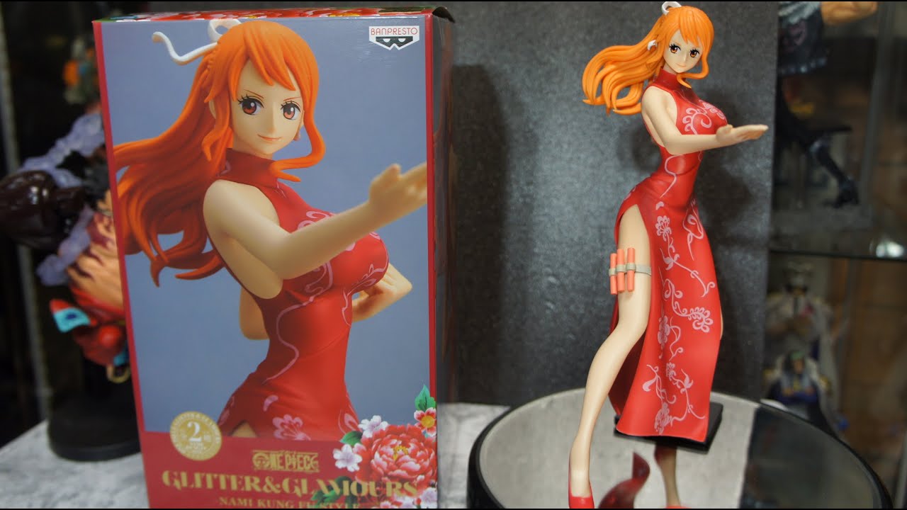 Nami Kung Fu Style ของแท้ JP แมวทอง - Glitter & Glamours Banpresto [โมเดลวันพีช]