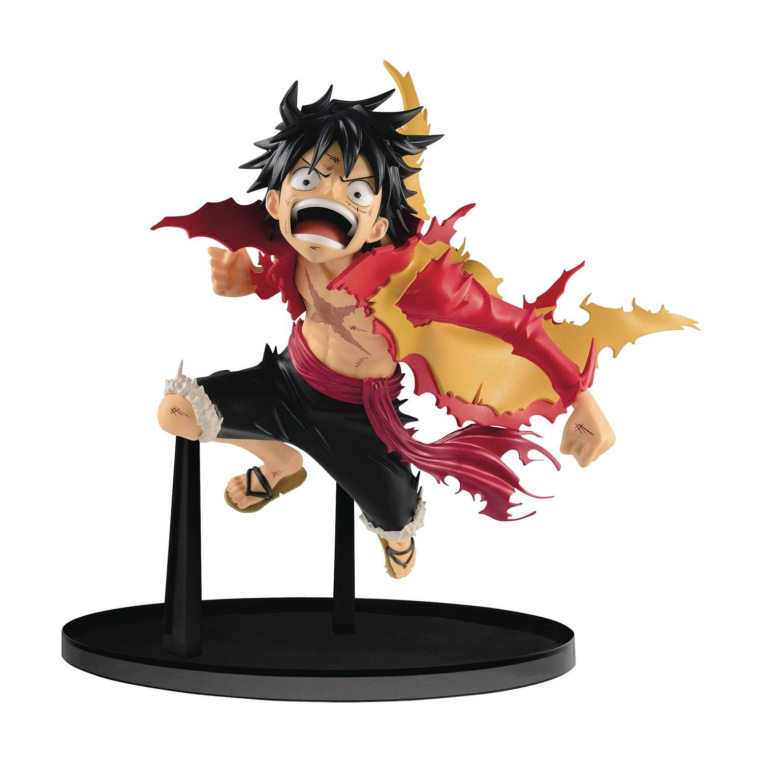 Luffy Film Z ของแท้ JP แมวทอง - Banpresto World Figure Colosseum [โมเดลวันพีช]