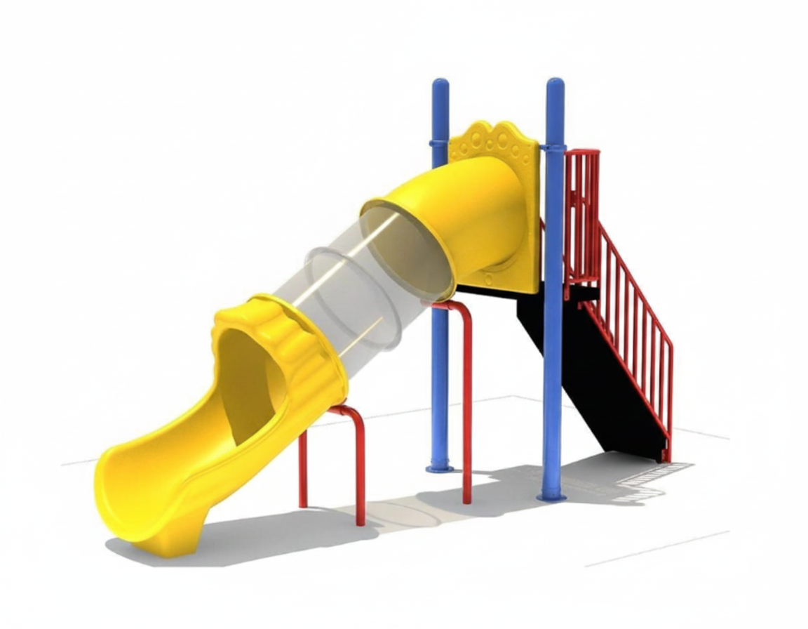 สไลเดอร์ อุโมงค์ 80 เครื่องเล่นสนามเหล็ก เครื่องเล่นสนามกลางแจ้ง ของเล่น สั่งทำ 10-20 วัน