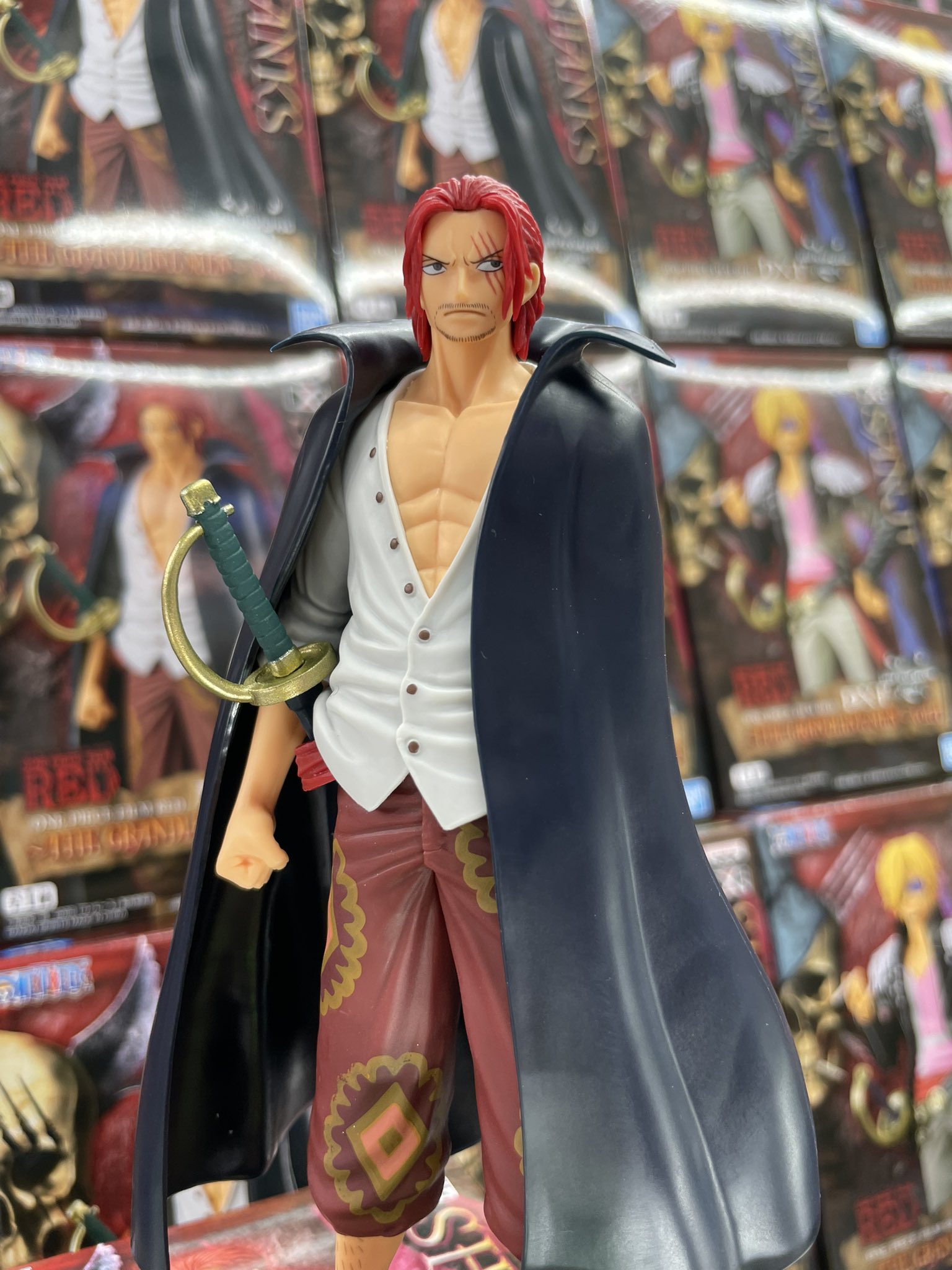 Shanks Film Red ของแท้ JP แมวทอง - Grandline Men Banpresto [โมเดลวันพีช]