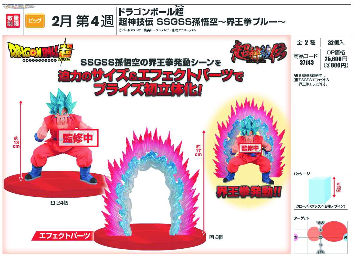 Goku Super Saiyan Blue ของแท้ JP แมวทอง - SSGSS Banpresto [โมเดลดราก้อนบอล] (1 ตัว + Aura)