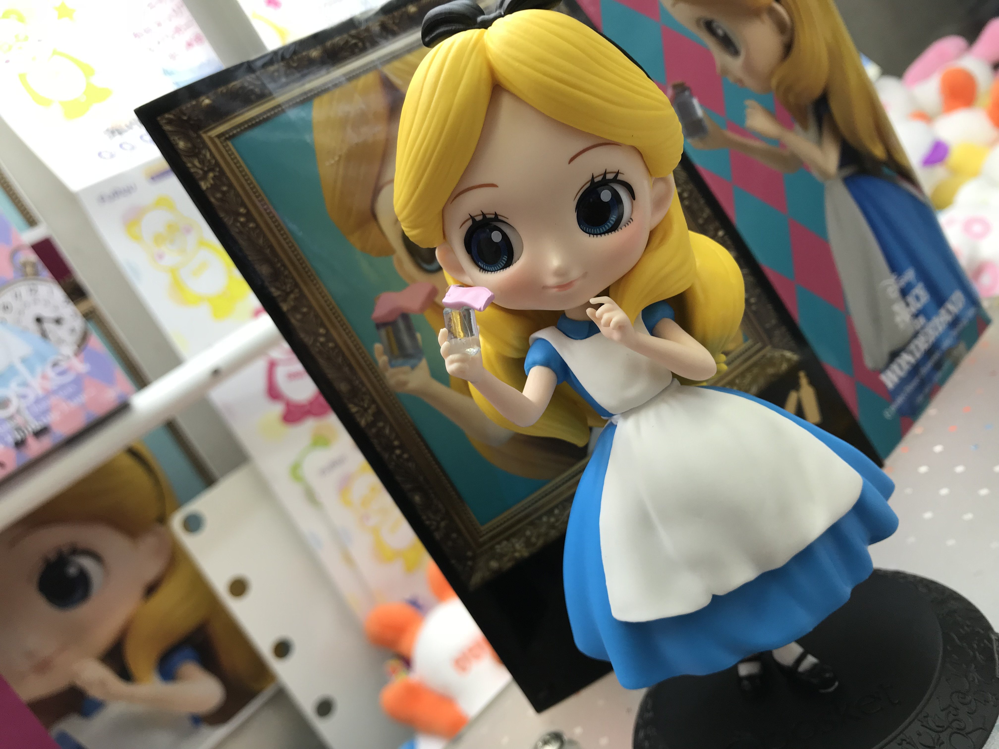 Alice Thinking Time - Normal Color ของแท้ JP - Q Posket Banpresto [โมเดล Disney]