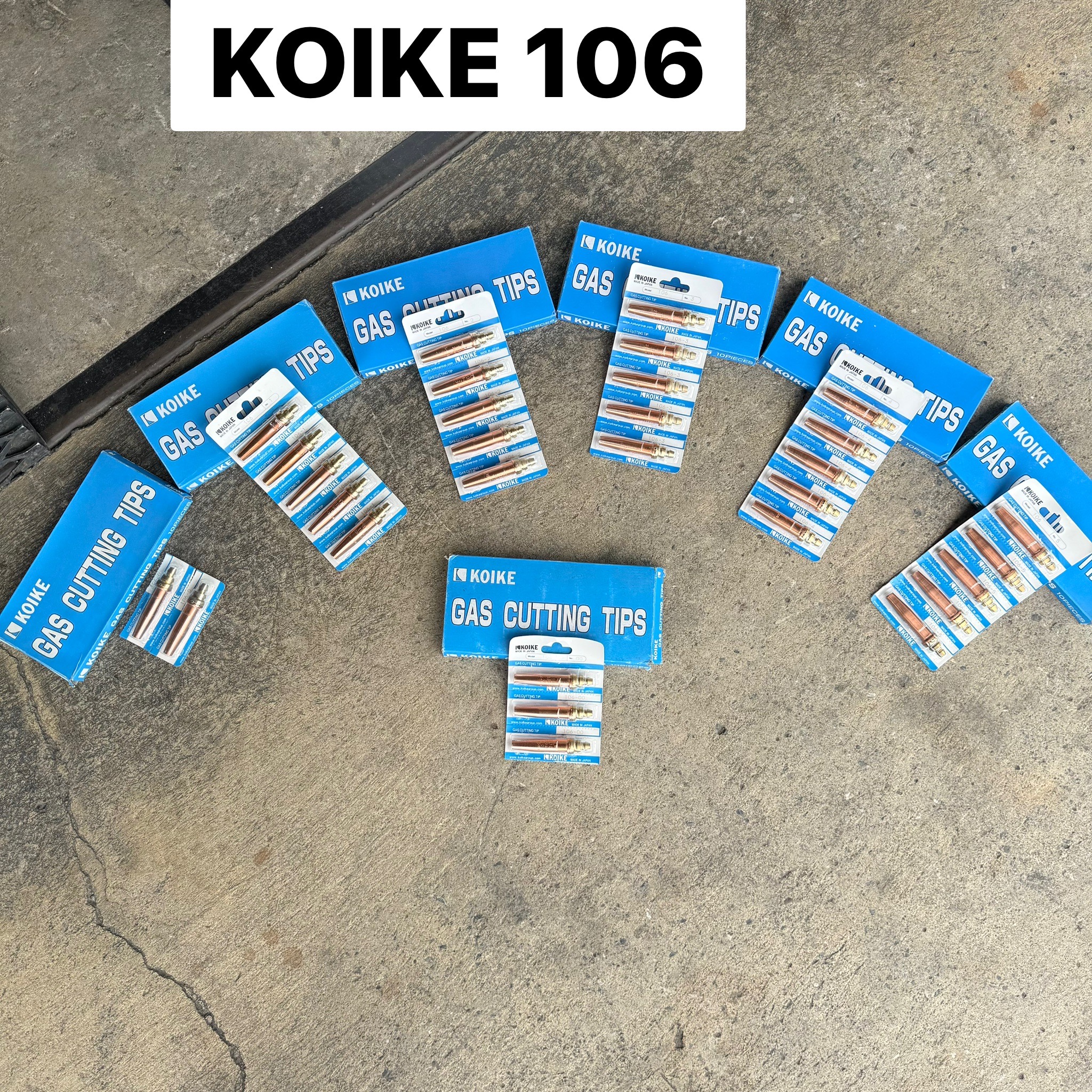 นมหนูออโต้ LPG KOIKE 106 เบอร์ 00-5 แผงสีฟ้า