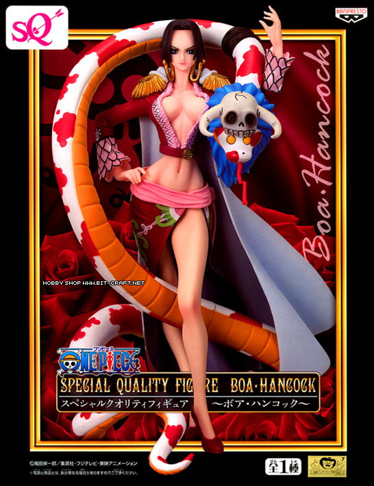 Boa Hancock ของแท้ JP แมวทอง - SQ Banpresto [โมเดลวันพีช]
