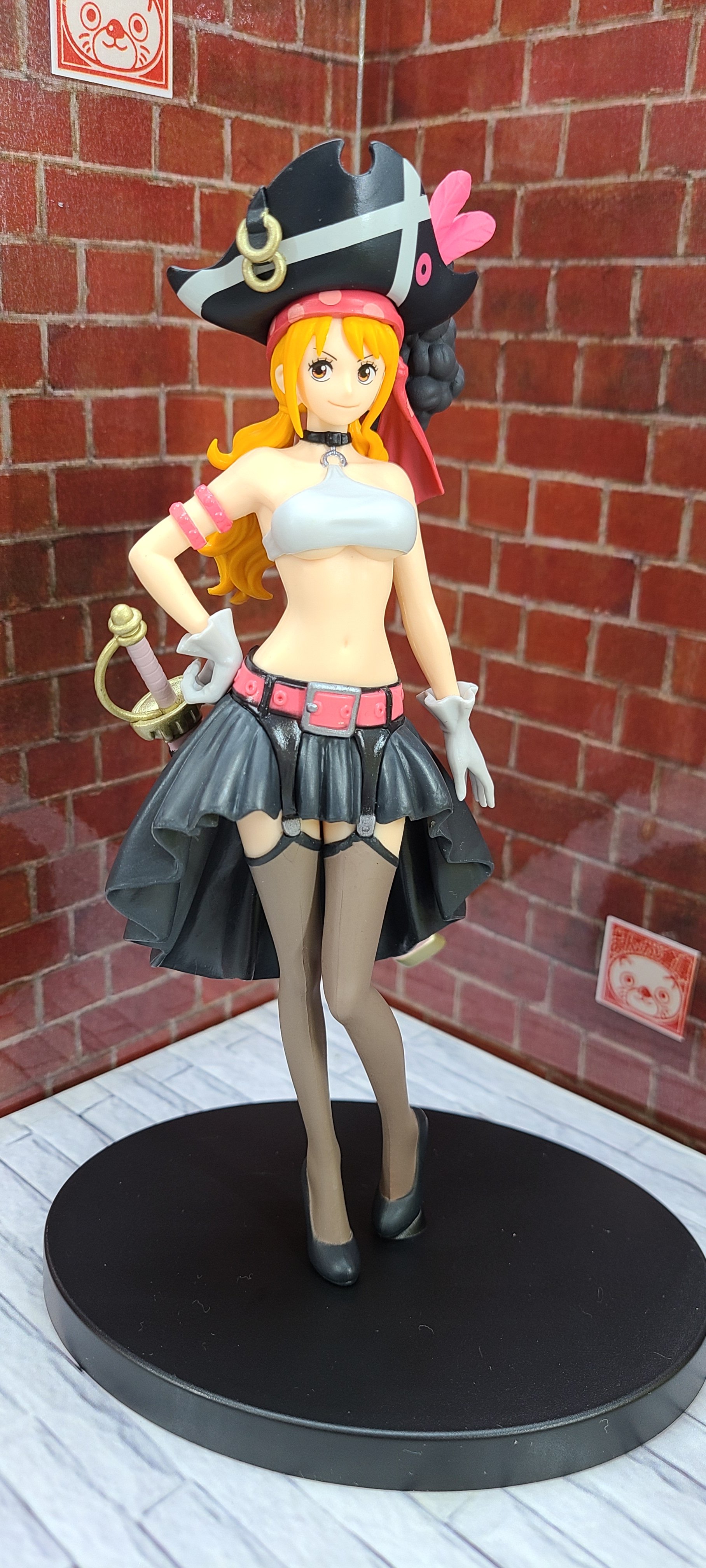 Nami Film Red ของแท้ JP แมวทอง - Grandline Lady Banpresto [โมเดลวันพีช]