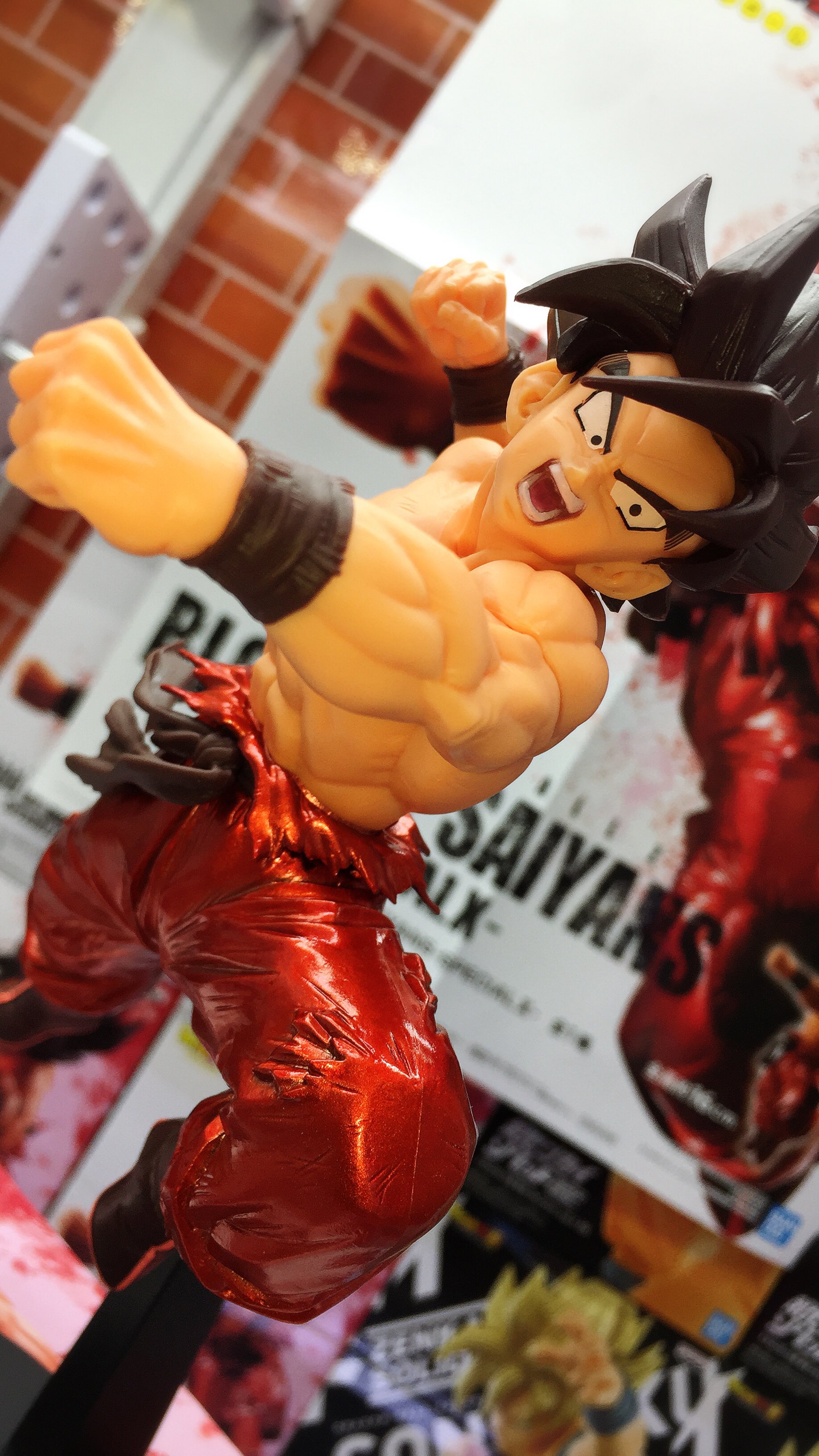 Goku ของแท้ JP แมวทอง - Blood of Saiyans Banpresto [โมเดลดราก้อนบอล]
