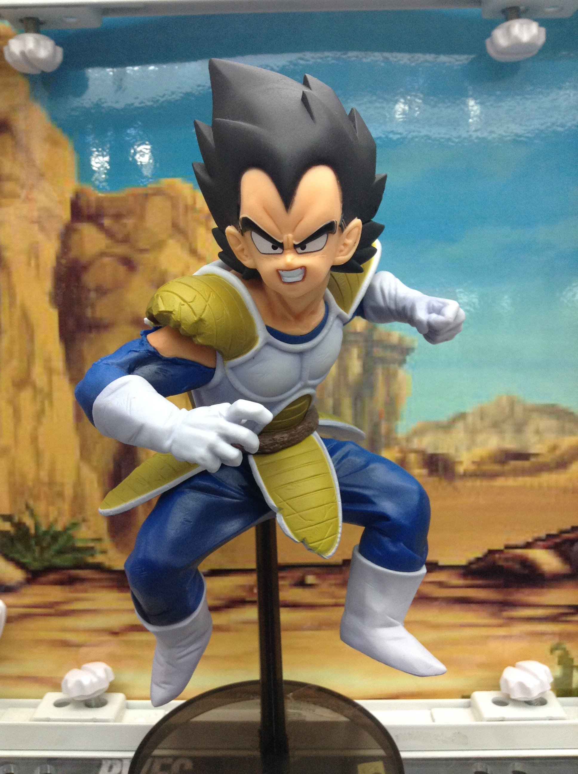 Vegeta ของแท้ JP แมวทอง - Banpresto World Figure Colosseum [โมเดลดราก้อนบอล]