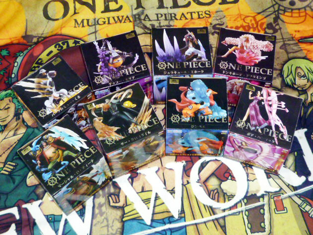 Seven Warlords of the Seas Set ของแท้ JP แมวทอง - Super Effect Banpresto [โมเดลวันพีช] (8 ตัว)