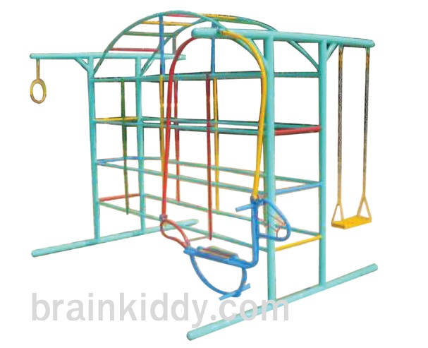 ชิงช้าปีนป่ายม้าโยก, เครื่องเล่นสนามกลางแจ้ง , เครื่องเล่นสนามแบบเหล็ก,ชิงช้า,สไลเดอร์,โยกเยกเหล็ก, ม้าหมุน, OutdoorPlayground, ราคาโรงงาน ขนาด 120x160x160 ซม.
