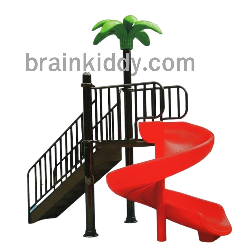 สไลเดอร์เดี่ยว140 เครื่องเล่นสนามเหล็ก เครื่องเล่นสนามกลางแจ้ง ของเล่น สั่งทำ 10-20 วัน ขนาด150x300x360 ซม.