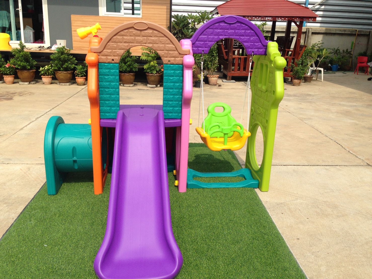 อุโมงค์ผจญภัย สไลเดอร์ พร้อมชิงช้า ของเล่น สินค้าพร้อมส่ง คิดค่าส่งตามจริง สินค้าราคาโรงงาน