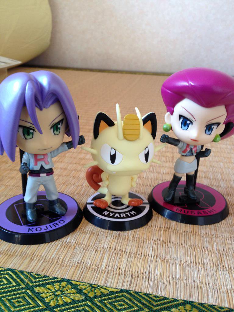 Team Rocket Set ของแท้ JP - Ichiban Kuji Banpresto [โมเดลโปเกมอน] (3 ตัว)