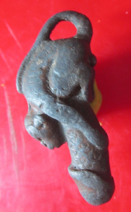 พระปล้ดขิกเนื้อตะกั่วอาบทองแดง หลวงปู่เส็งวัดบางนา จ.ปทุมธานี สภาพใช้