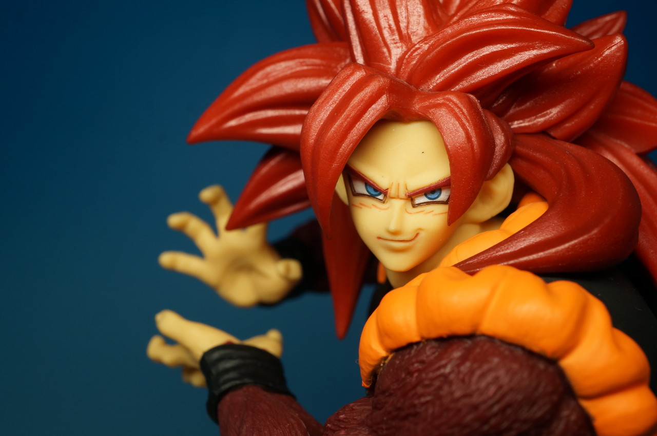 Gogeta Super Saiyan 4 ของแท้ JP แมวทอง - Scultures Banpresto [โมเดลดราก้อนบอล]