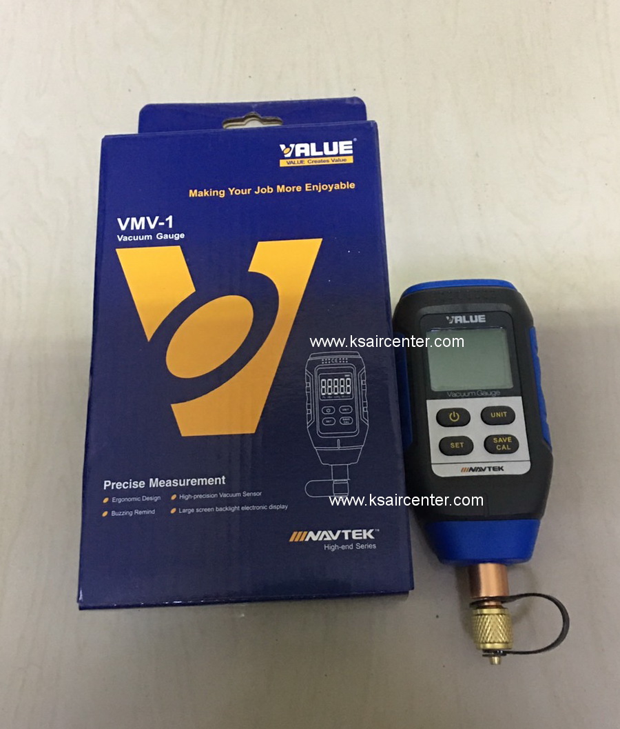 ไมครอนเกจ แวคคั่มเกจ (VACUUM GAUGE) VALUE (รุ่น VMV-1) (รหัสสินค้า 001215)