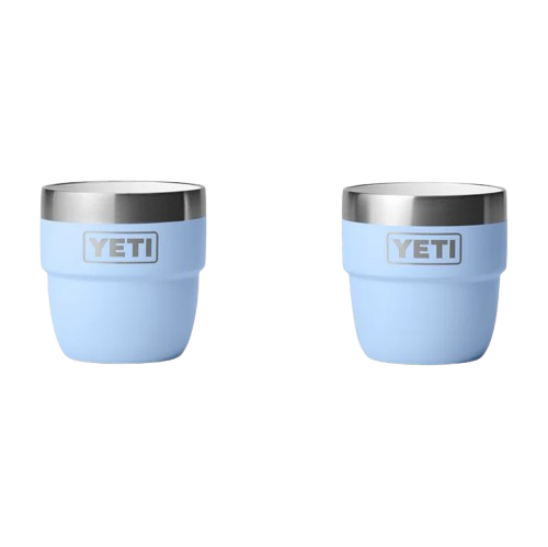 Rambler 4Oz Stackable Cups 2PK Big Sky Blue