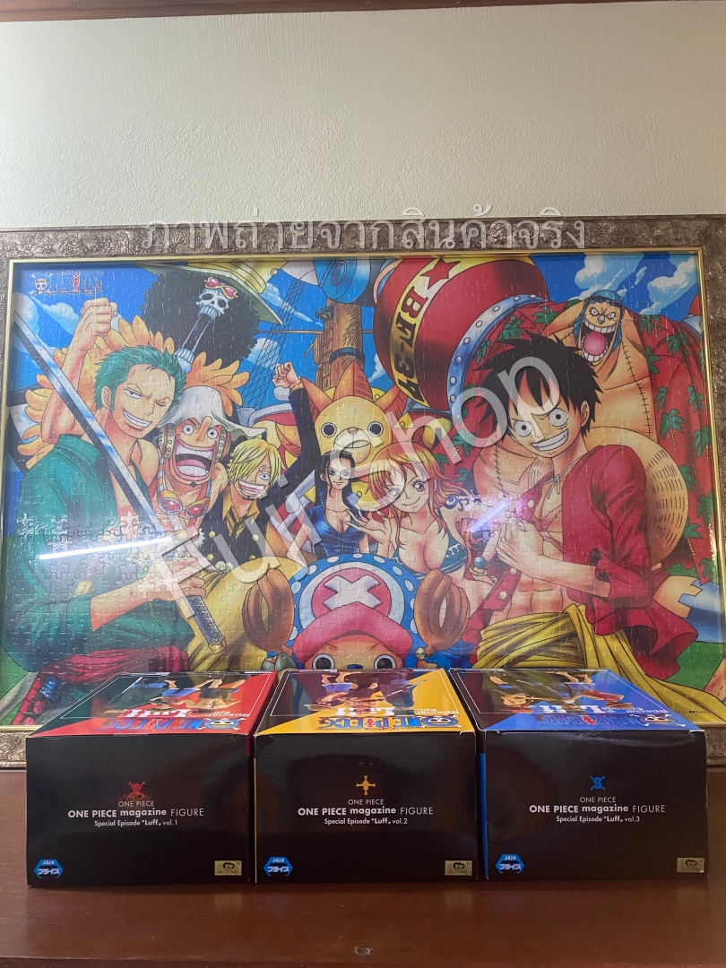 Brother Set ของแท้ JP แมวทอง - Magazine Figure Banpresto [โมเดลวันพีช] (3 ตัว)