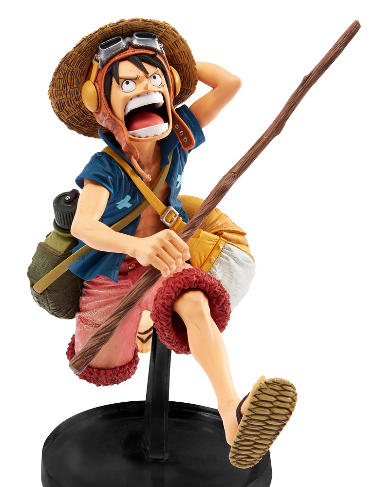 Luffy ของแท้ JP แมวทอง - Scultures Banpresto [โมเดลวันพีช]