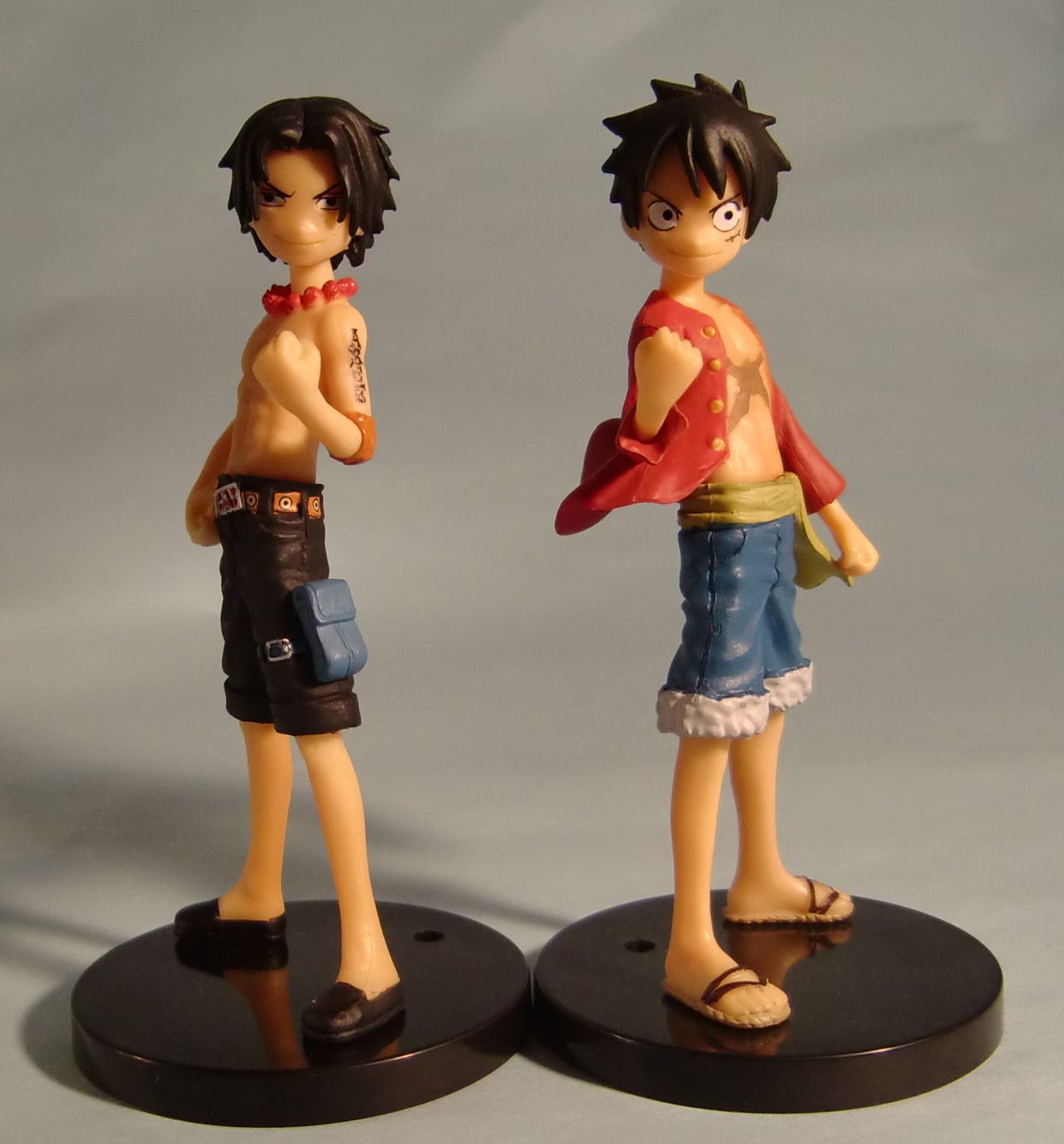 Ace ของแท้ JP แมวทอง - Half Age Characters Bandai [โมเดลวันพีช]