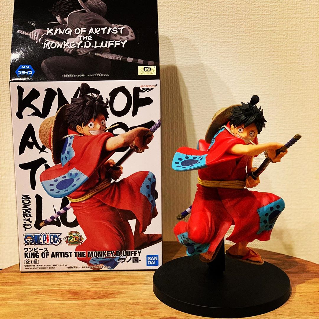 Luffy Wano ของแท้ JP แมวทอง - King of Artist Banpresto [โมเดลวันพีช]