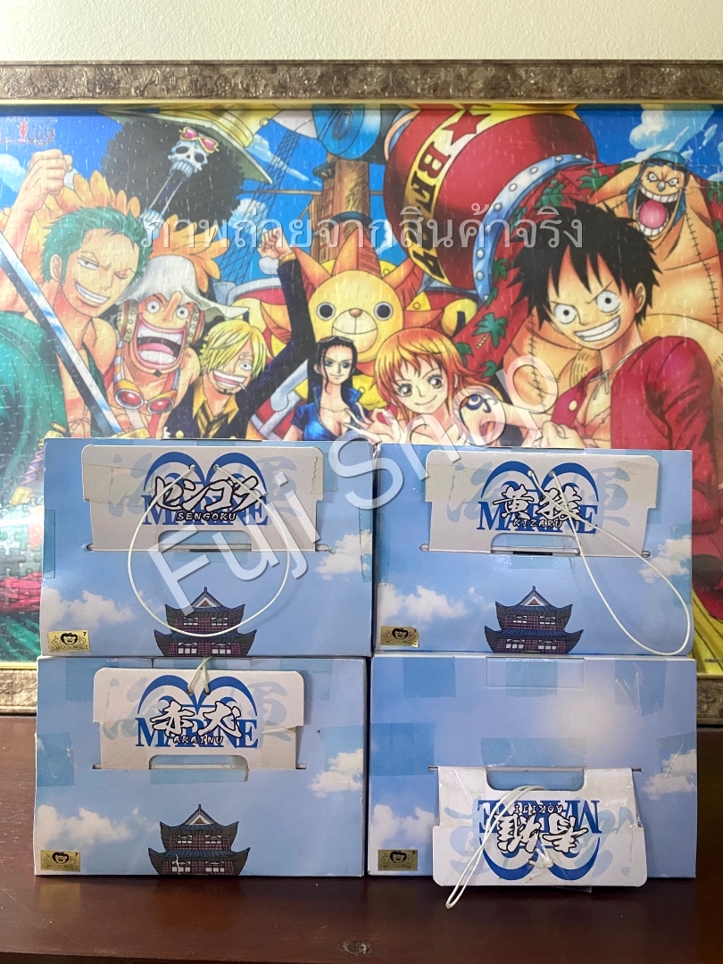 Marine Admiral Set ของแท้ JP แมวทอง - DX Banpresto [โมเดลวันพีช] (4 ตัว)