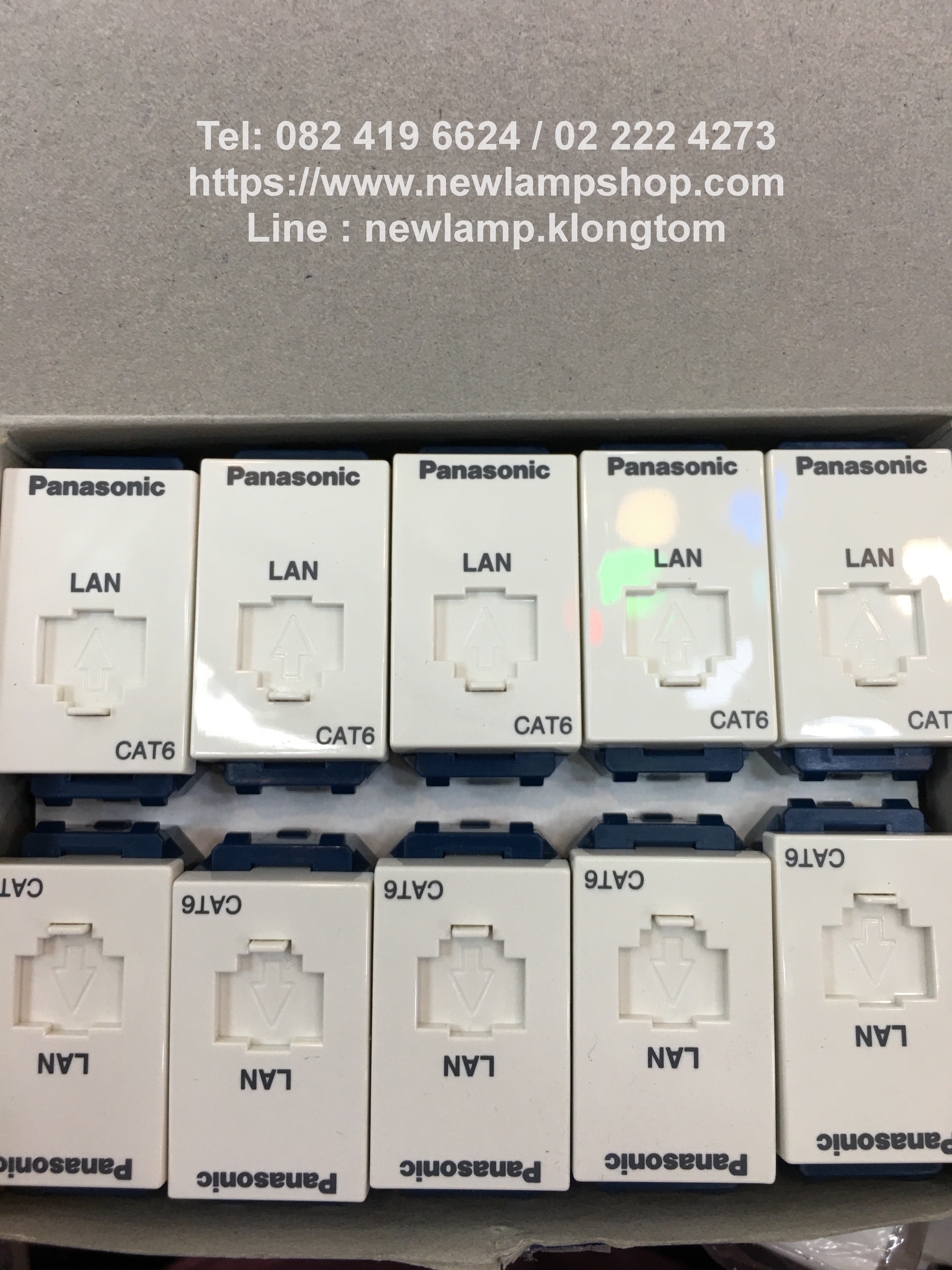 ปลั๊กโทรศัพท์ Panasonic รุ่น Wide series