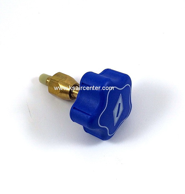 ลูกบิด ชุดเกจชาร์จน้ำยา IMPERIAL สีน้ำเงิน (ยาง) (รหัสสินค้า 001071)