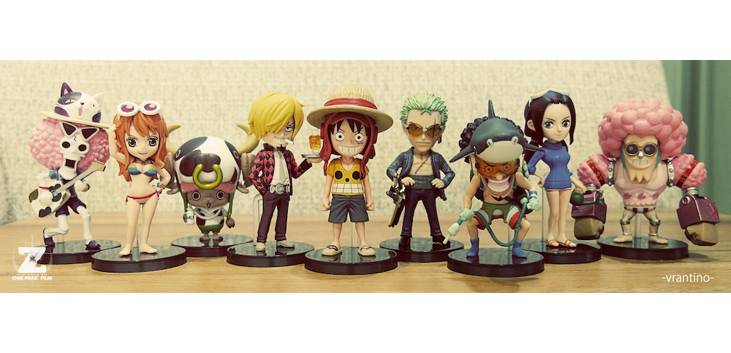Straw Hat Pirates Film Z Set ของแท้ JP แมวทอง - WCF Banpresto [โมเดลวันพีช] (9 ตัว)