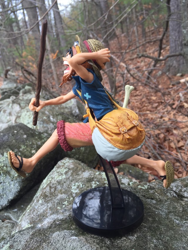 Luffy ของแท้ JP แมวทอง - Scultures Banpresto [โมเดลวันพีช]