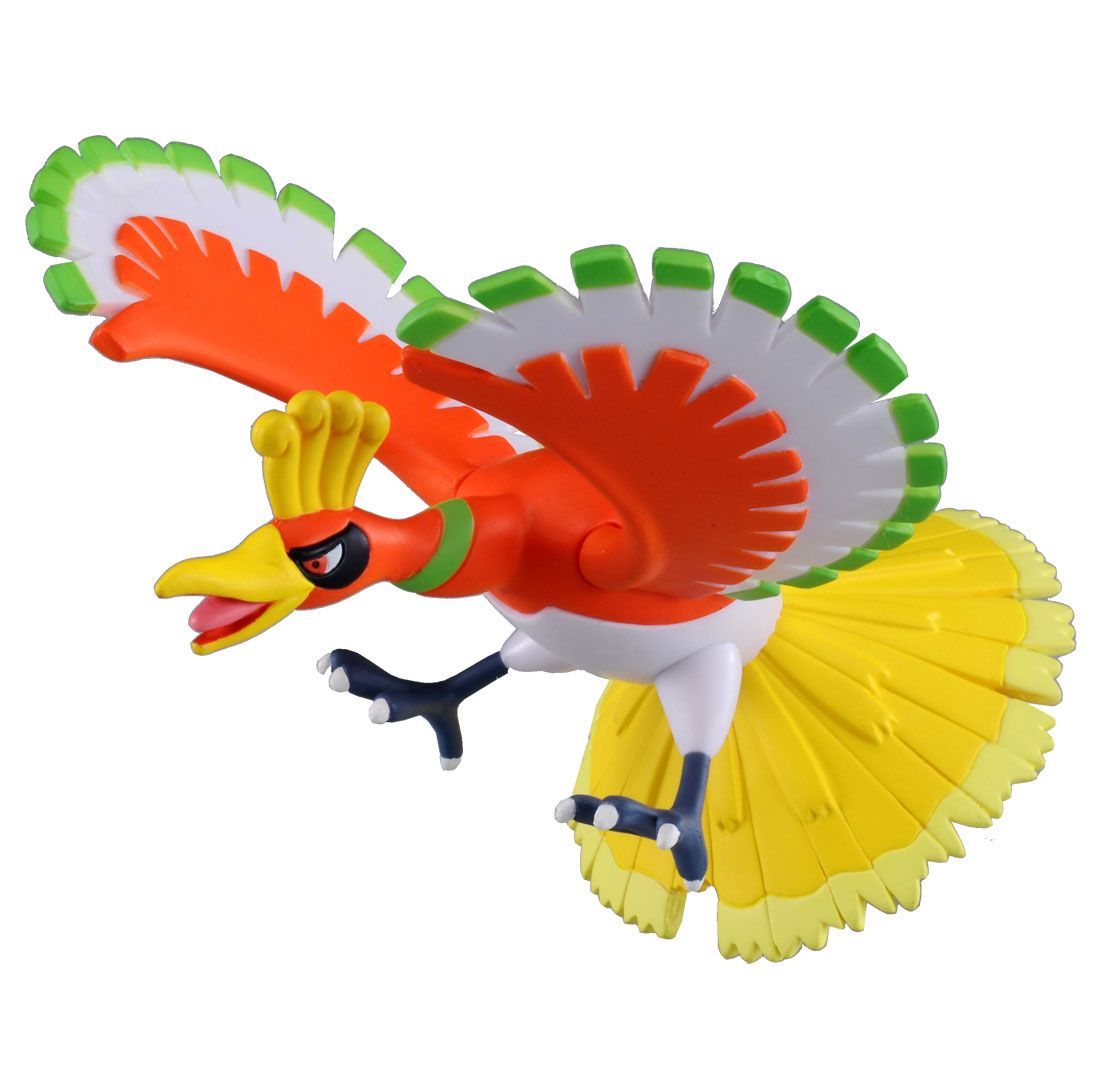 Ho-Oh ของแท้ JP - Monster Collection Takara Tomy [โมเดลโปเกมอน]
