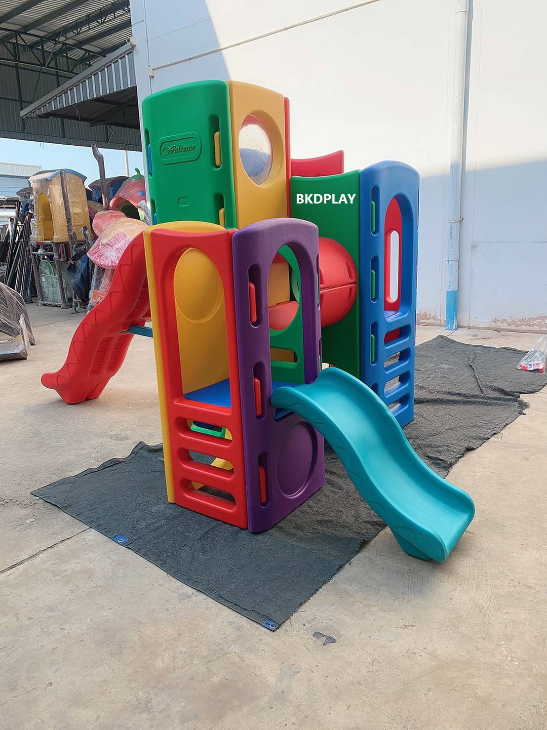 เครื่องเล่นสนาม,ของเล่นสนาม,ของเล่นเด็ก, สไลเดอร์,ปีนป่าย, หอคอยลึกลับ พร้อมส่ง คิดค่าส่งตามจริง