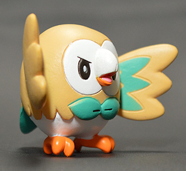 Rowlet ของแท้ JP - Monster Collection Takara Tomy [โมเดลโปเกมอน]