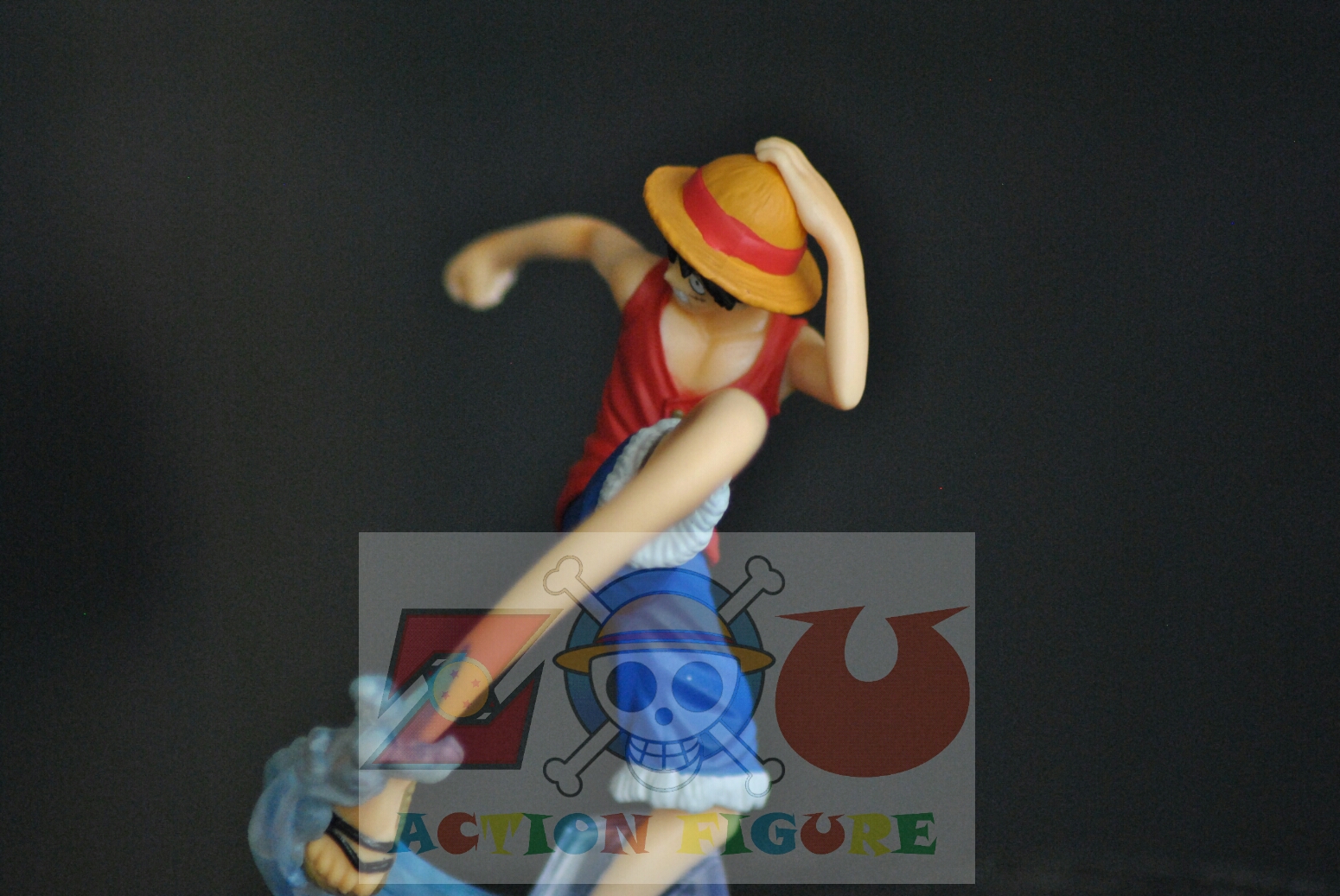 Luffy ของแท้ JP แมวทอง - Attack Motions Bandai [โมเดลวันพีช]